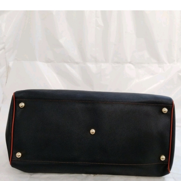 100% Authentic Bottega Veneta Marco Polo Large Black Coated Canvas Tote – Italy - Picture 6 of 9